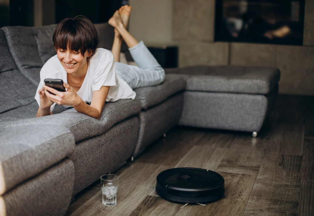 smart robot vacuum cleaner-white